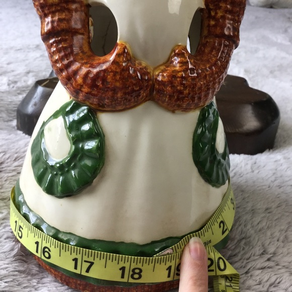 Vintage 1979 Sittre Ceramic Burlap Ragdoll Lady Utensil Holder Ragdoll - Picture 10 of 12